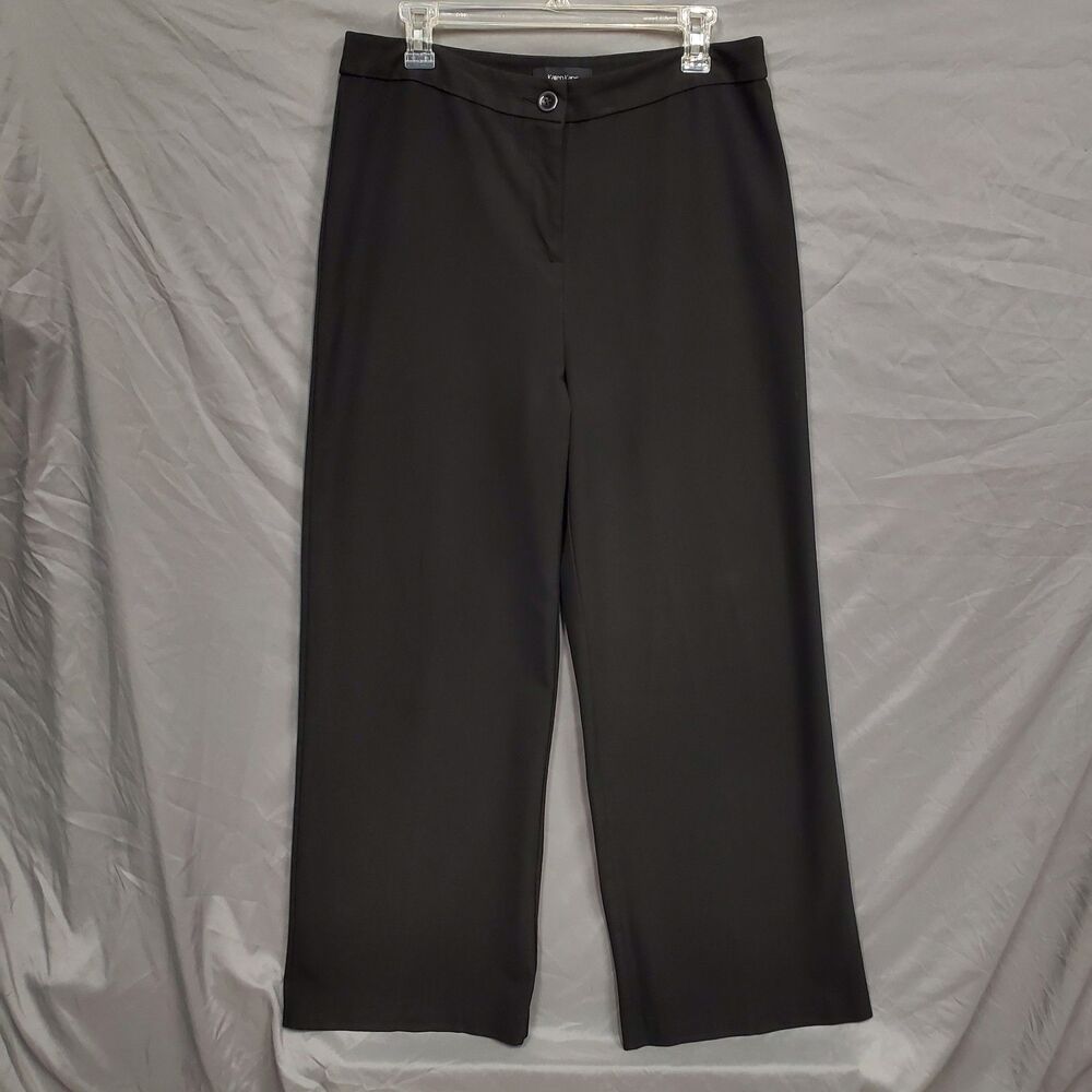 Karen Kane Wide Leg Black Pants Size 12